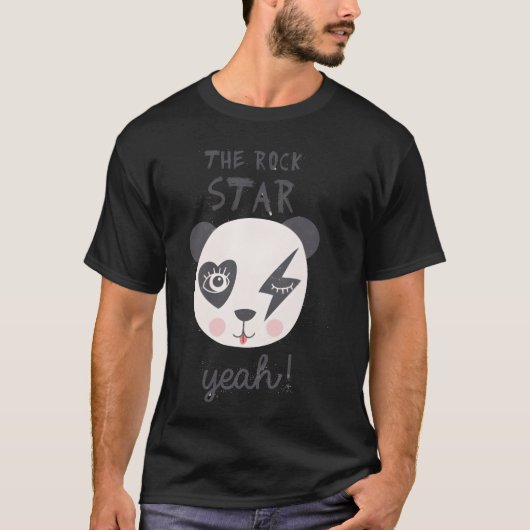 T-shirt Amis Rock Star Panda (Devant)