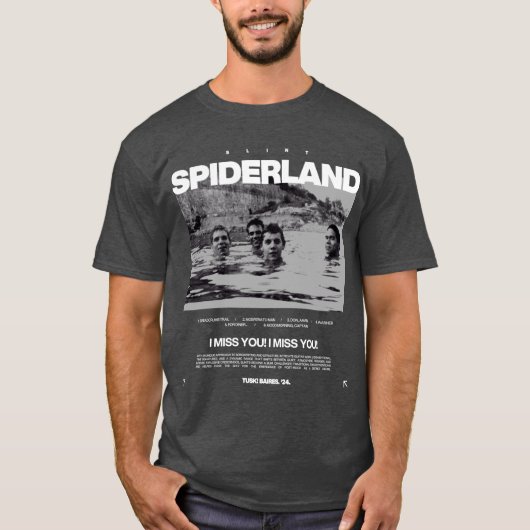 T-shirt amis SLINT SPIDERLAND (Devant)