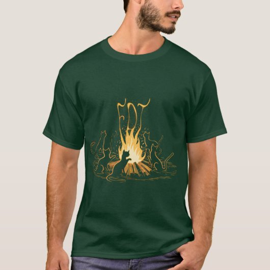 T-shirt Amis subtils de chat FDT (Devant)