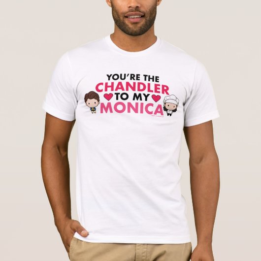 T-shirt AMIS™ | Vous êtes le Chandler de ma Monica (Devant)