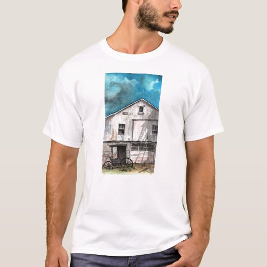 T-shirt Amish Barn (Devant)
