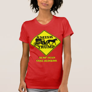 T-shirt Amish Pour Trump Le Buggy Politique Qui Va À L'Old