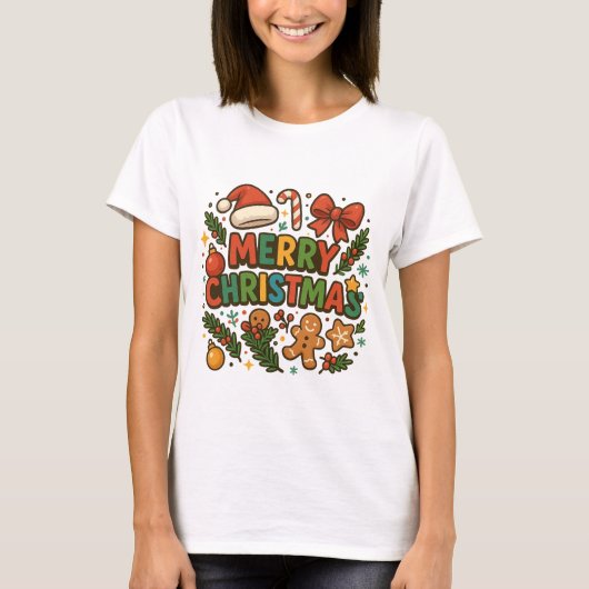 T-shirt AMITA | Merry Christmas Party Tee (Devant)