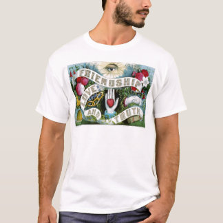 T-shirt Amitié, amour, et vérité