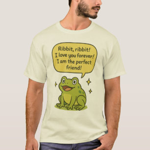 T-shirt Amitié avec une grenouille mignonne