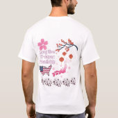 T-shirt Amitié blanche sans fin (Dos)