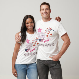 T-shirt Amitié blanche sans fin