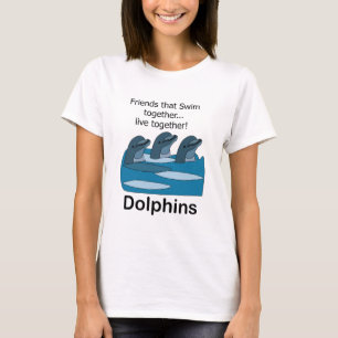 T-shirt Amitié des mammifères marins dauphins