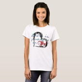 T-shirt Amitié en feu (Devant entier)