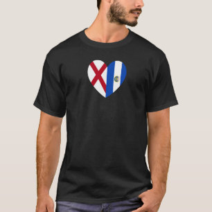 T-shirt Amitié Pour Le Salvador Et L'Alabama
