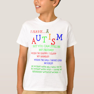T-shirt amitiés ~Autistic de Friendz~Silent ! =)