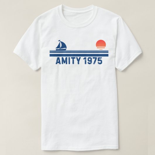 T-shirt Amity 1975 Rétro (Design devant)
