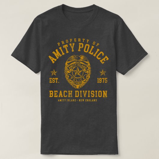 T-shirt Amity Island Police Beach Division (Design devant)
