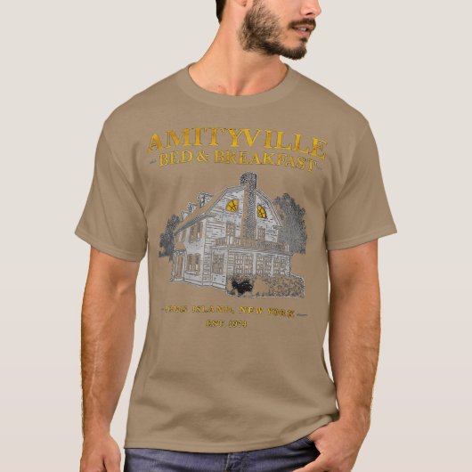 T-shirt Amityville_Bed_And_Breakfast_Funny-removebg-previe (Devant)