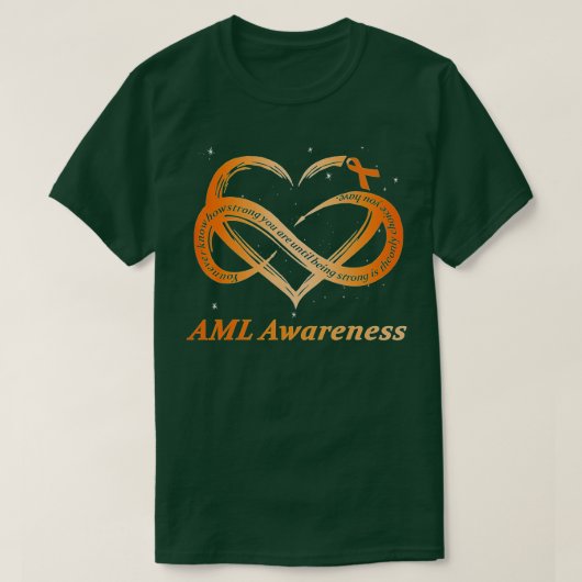 T-shirt AML Warrior I'm Fine Acute Myeloid Leukemia Award (Design devant)