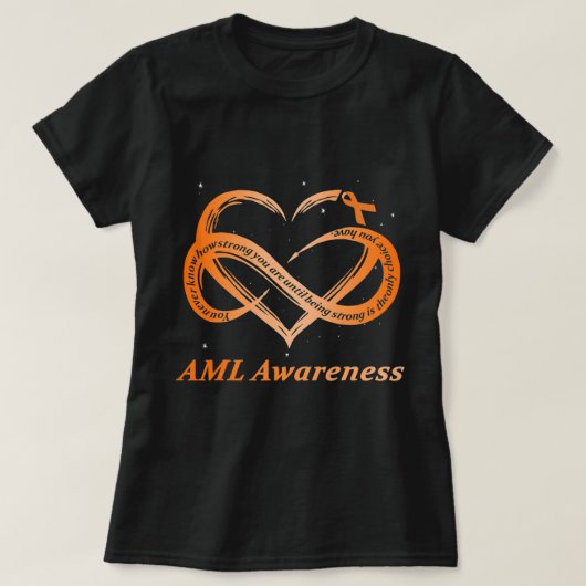 T-shirt AML Warrior I'm Fine Acute Myeloid Leukemia Award (Design devant)