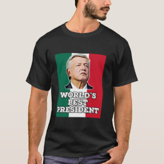 T-shirt AMLO Andres Manuel Lopez Obrador Président mexicai