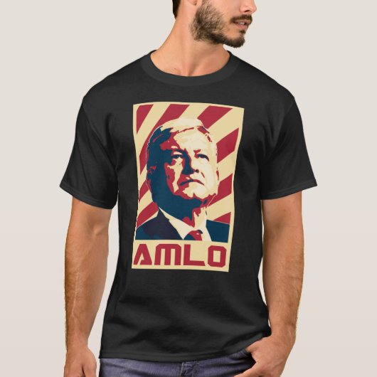 T-shirt amlo presidente, (Devant)