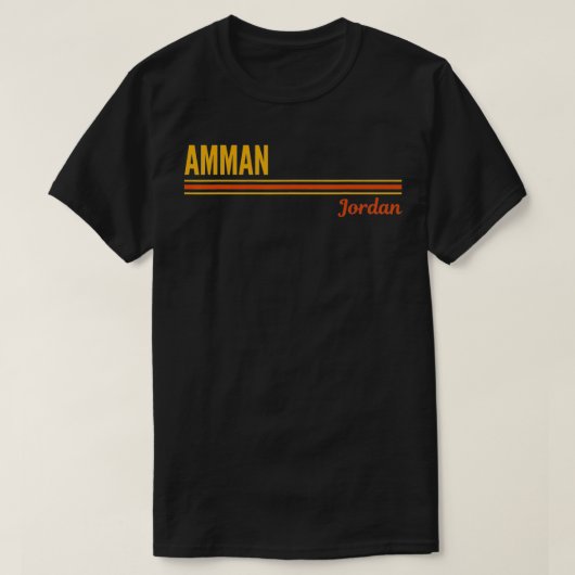 T-shirt Amman Jordan (Design devant)