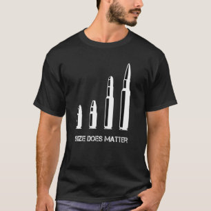 T-shirt Ammo & Gun Size Matters Bulles & Cannon