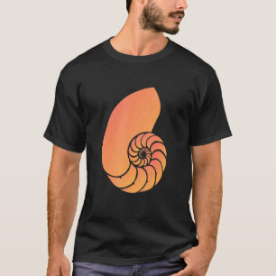 T-shirt Ammonite Cephalopod Conception Fossile