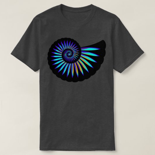 T-shirt Ammonite Spirale (Design devant)