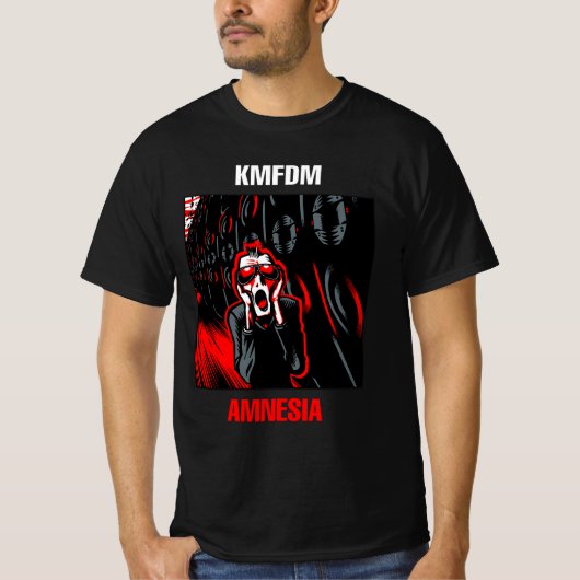T-shirt Amnésie kmfdm (Devant)