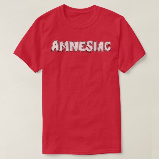 T-shirt Amnésien Radiohead 2 (Design devant)