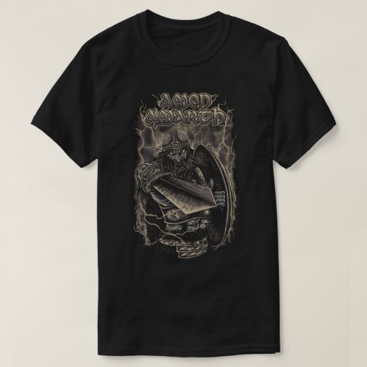 T-shirt Amon Amarth Retro Design (Design devant)