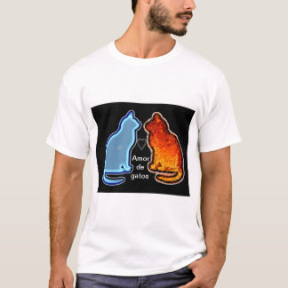 T-shirt amor como agua y fuego intenso
