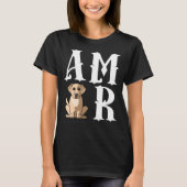T-shirt Amor Love Labrador Retriever Chien Maman (Devant)