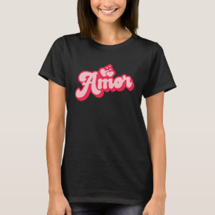 T-shirt Amor pour la Saint Valentin espagnole