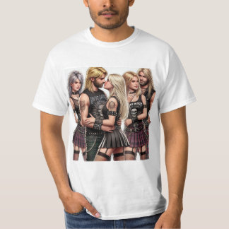 T-shirt Amor y Metal: Un Vínculo Inquebrantable