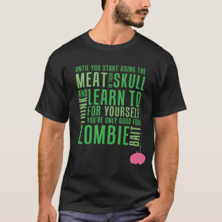 T-shirt Amorce de zombi (viande foncée)