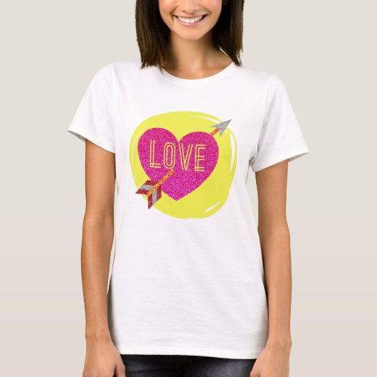 T-shirt amour (Devant)