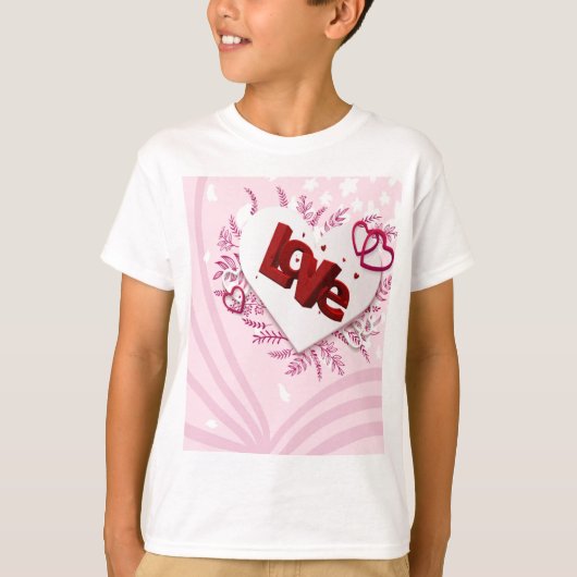T-shirt Amour 3D (Devant)