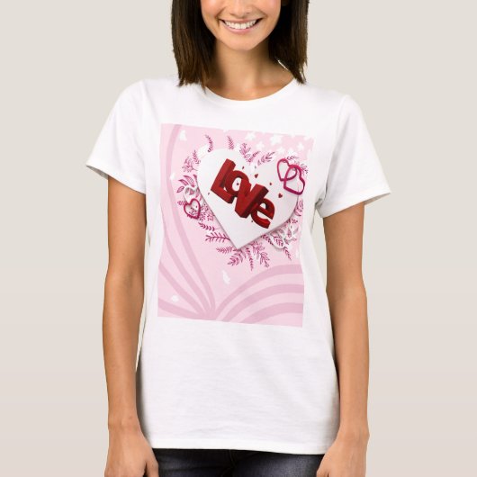T-shirt Amour 3D (Devant)