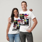 T-shirt Amour à bord de dessus de voiture d'enfant de mod (Unisexe)