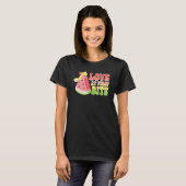 T-shirt Amour À First Bite Watermelon Axolotl Snacks (Devant entier)