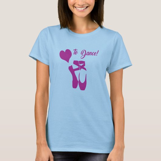 T-shirt Amour À La Danse (Devant)