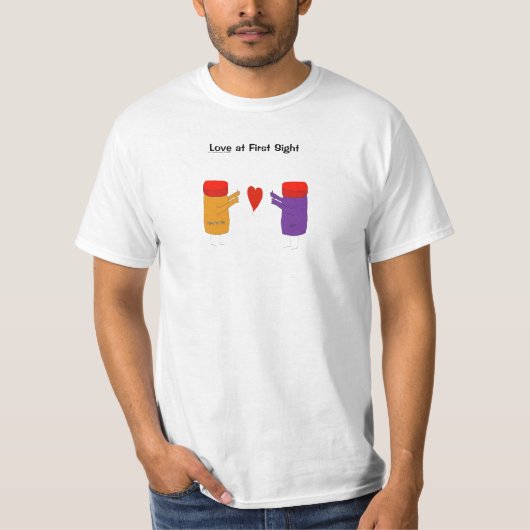 T-shirt Amour à la première vue (Devant)