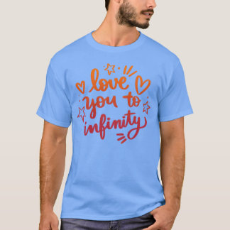 T-shirt AMOUR À L'INFINI rétro