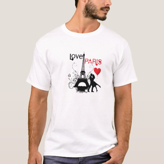 T-shirt Amour à Paris (Devant)