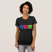 T-shirt Amour ACD de paix (Devant entier)