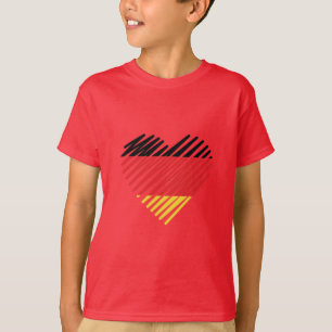 T-shirt Amour Allemagne Fierté