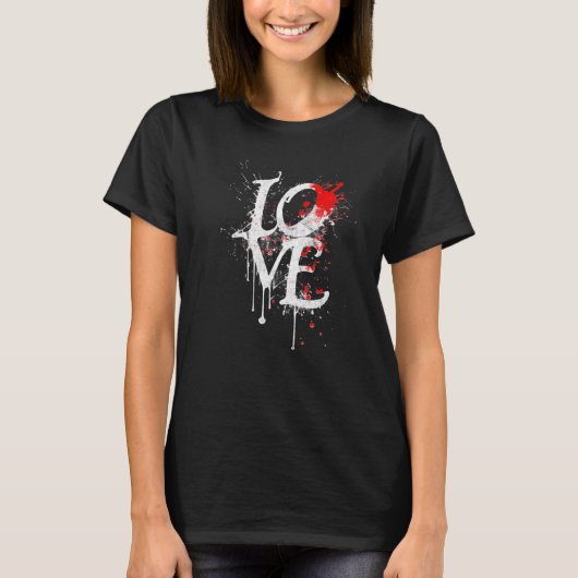 T-shirt Amour, amore, Liebe, amor, aimer, art de rue (Devant)