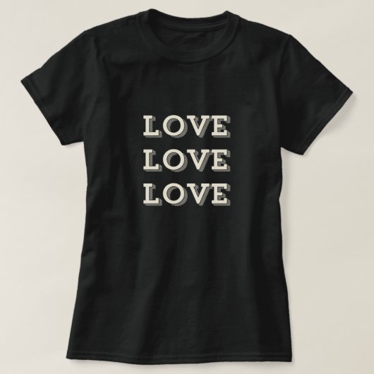T-shirt Amour Amour (Design devant)