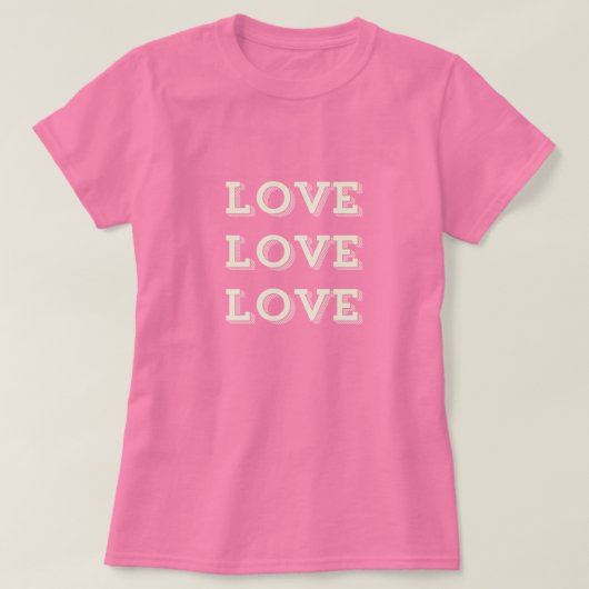 T-shirt Amour Amour (Design devant)