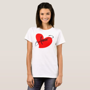 T-shirt Amour (Amour En Français)