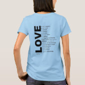 T-shirt Amour & Amour retourné (Dos)